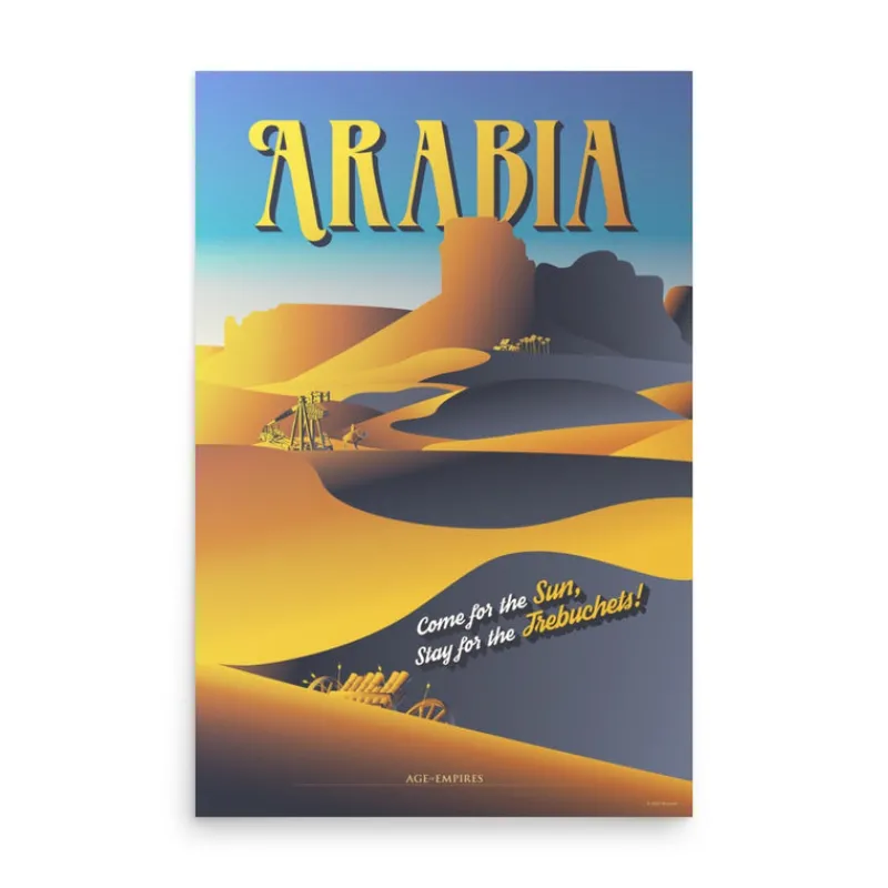 printful2 Age of Empires Arabia Travel Poster Shop