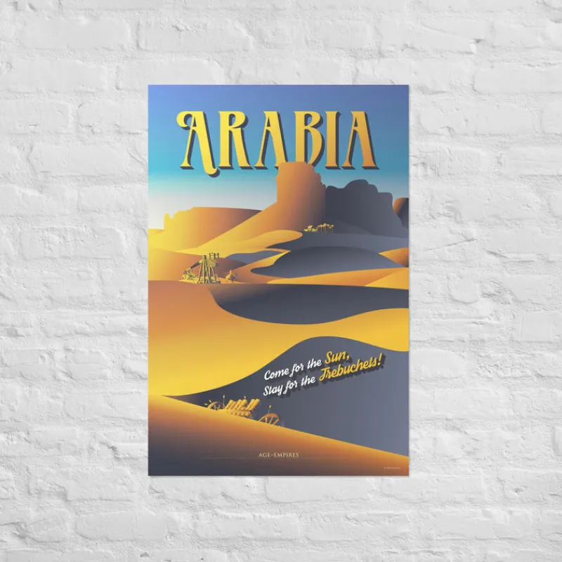 printful2 Age of Empires Arabia Travel Poster Shop