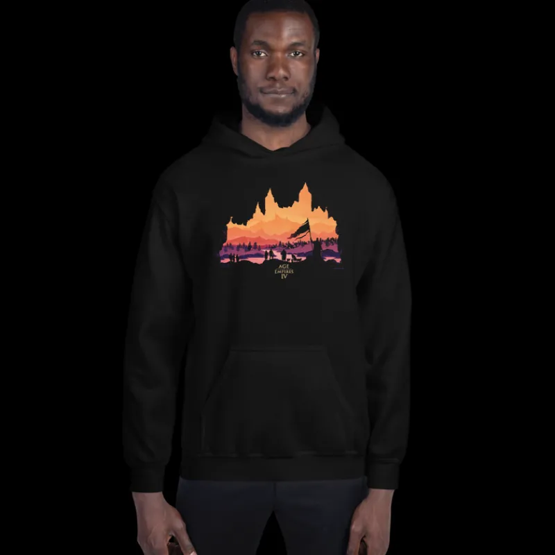 printful Age of Empires IV Castle View Hoodie Sale