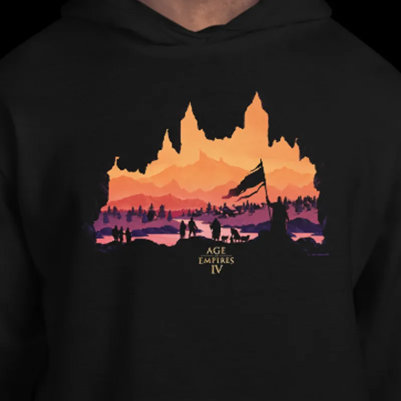 printful Age of Empires IV Castle View Hoodie Sale