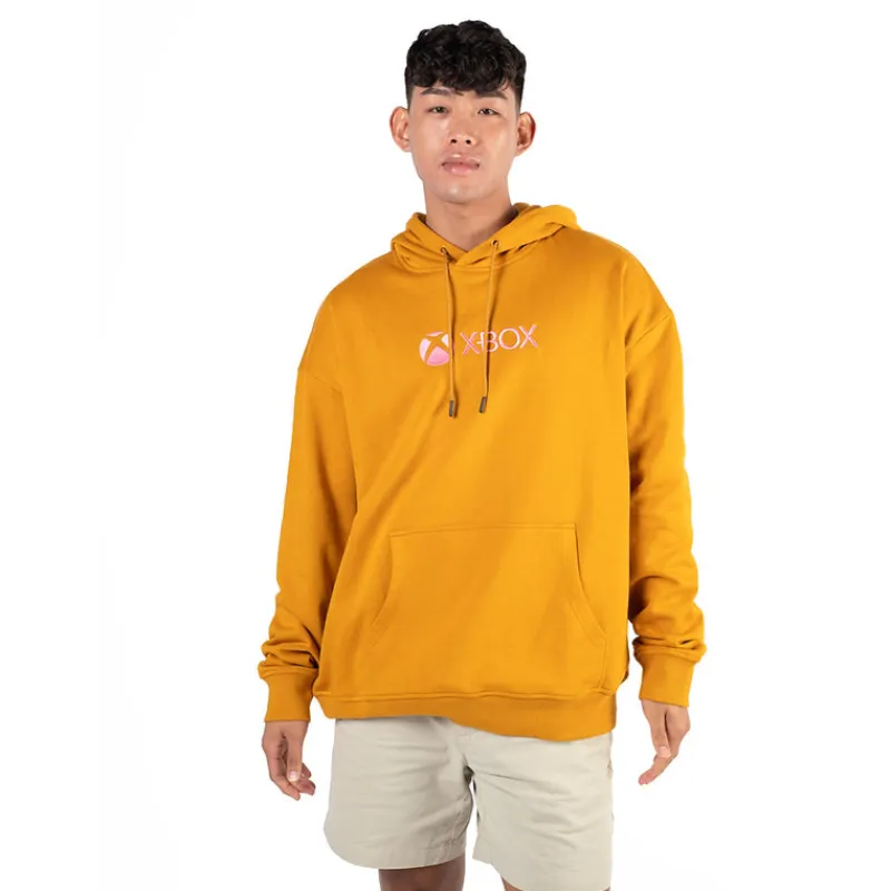 dotexe Color Blast Orange Fleece Pullover Cheap