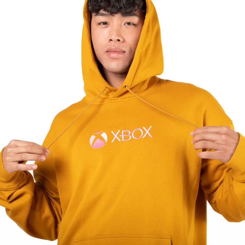 dotexe Color Blast Orange Fleece Pullover Cheap