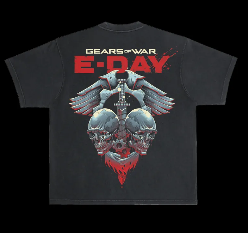 somethinginked Gears of War Brotherhood Tee by Luke Preece Cheap