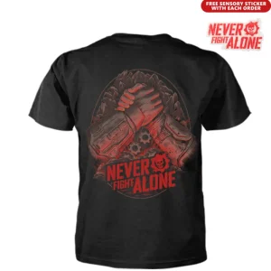 Xbox Gear Shop Gears of War "Never Fight Alone" Year 3 Tee New