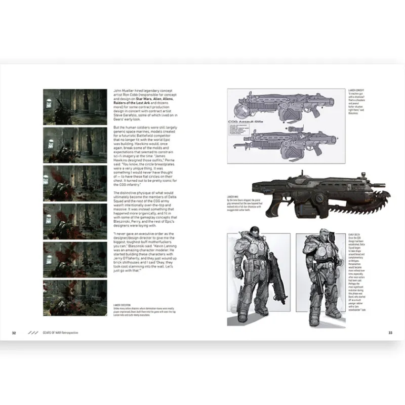 udon Gears of War: Retrospective Book Clearance