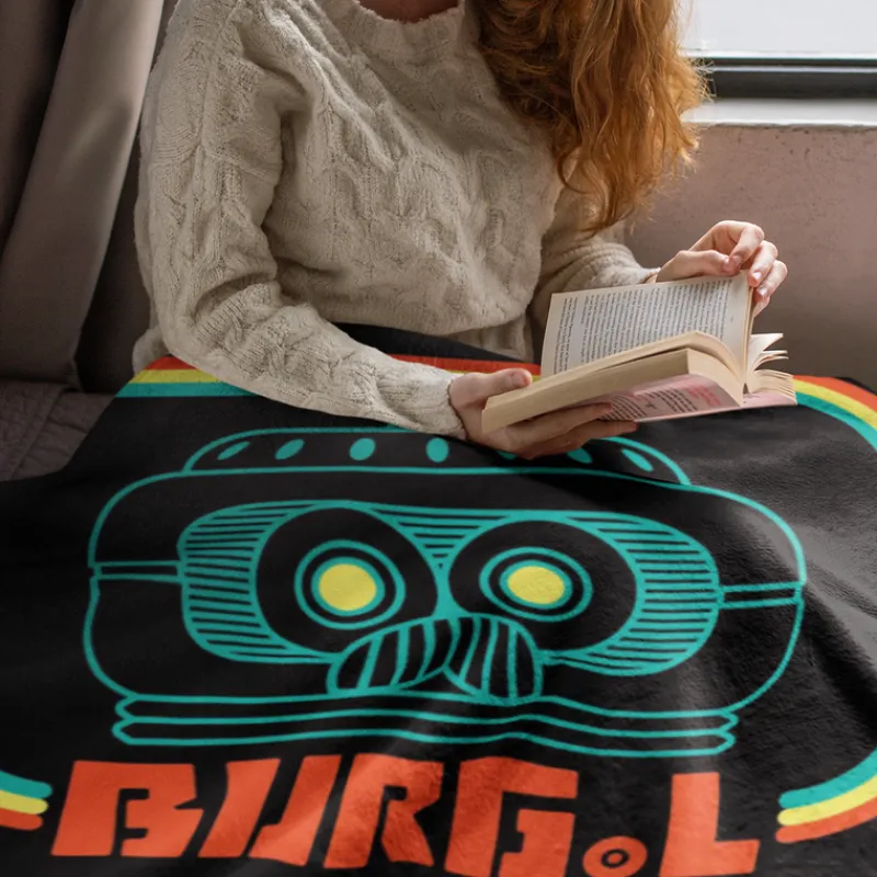 printful2 Grounded BURG.L Sherpa Blanket Clearance