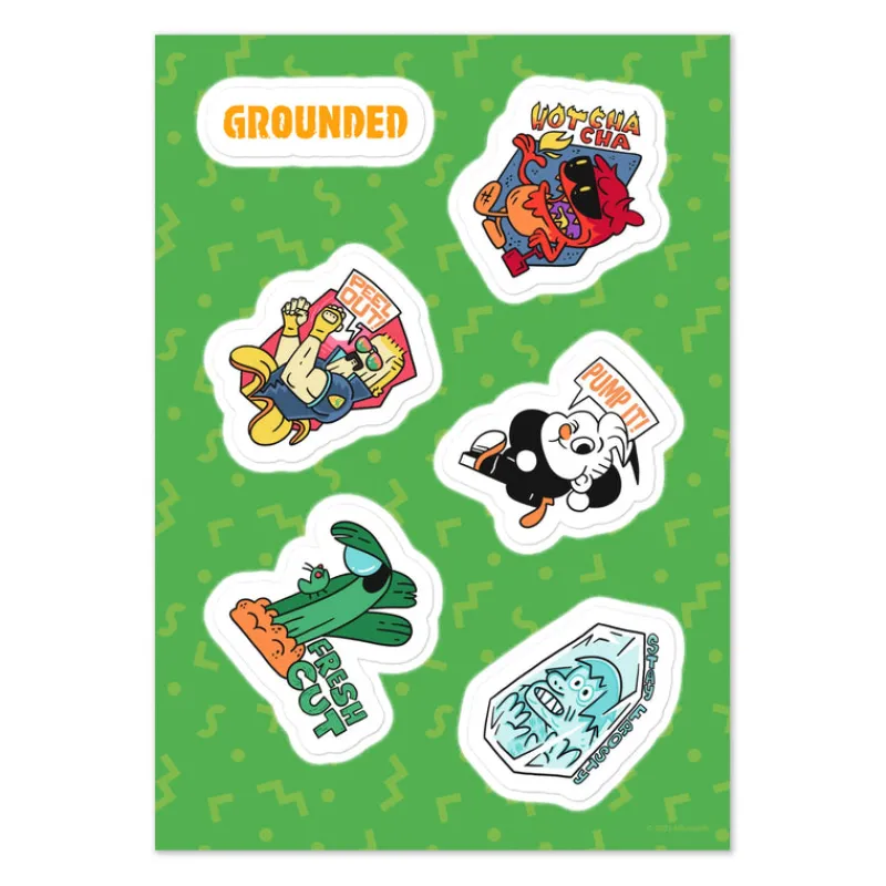printful2 Grounded Sticker Sheet New
