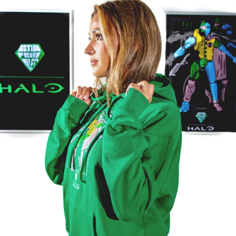 vp-instaco Halo Action Figure Miles Evolution Hoodie Flash Sale