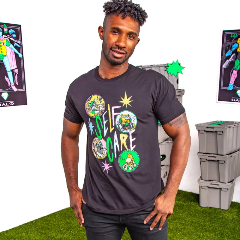 vp-instaco Halo Action Figure Miles Self Care Tee Discount