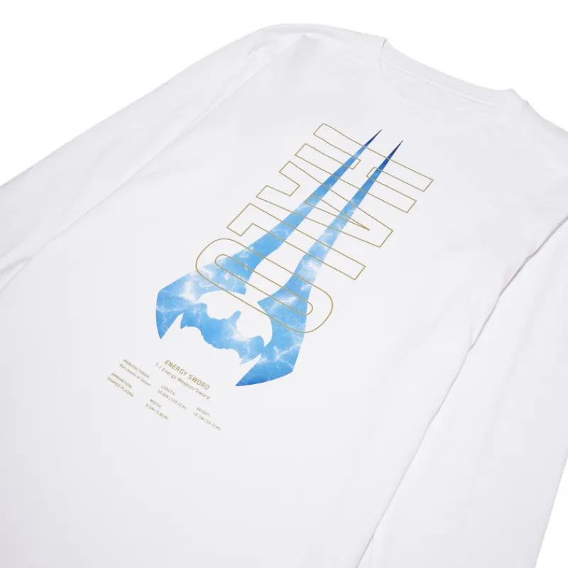 vp-metathreads Halo Energy Sword White Long Sleeve Tee Best