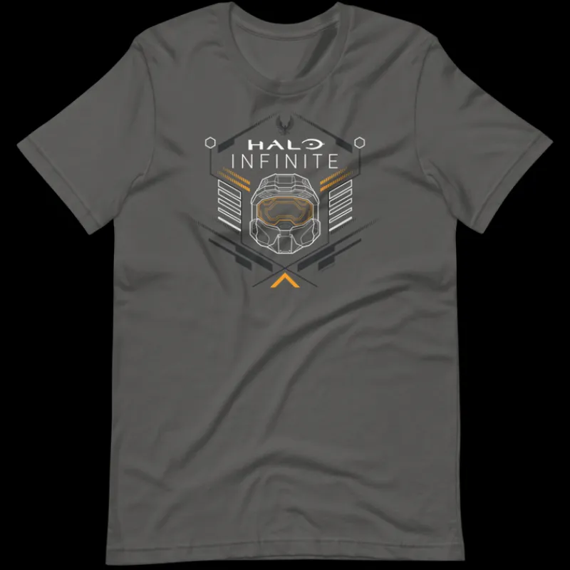 printful2 Halo Infinite Chief Helmet Badge Tee Flash Sale