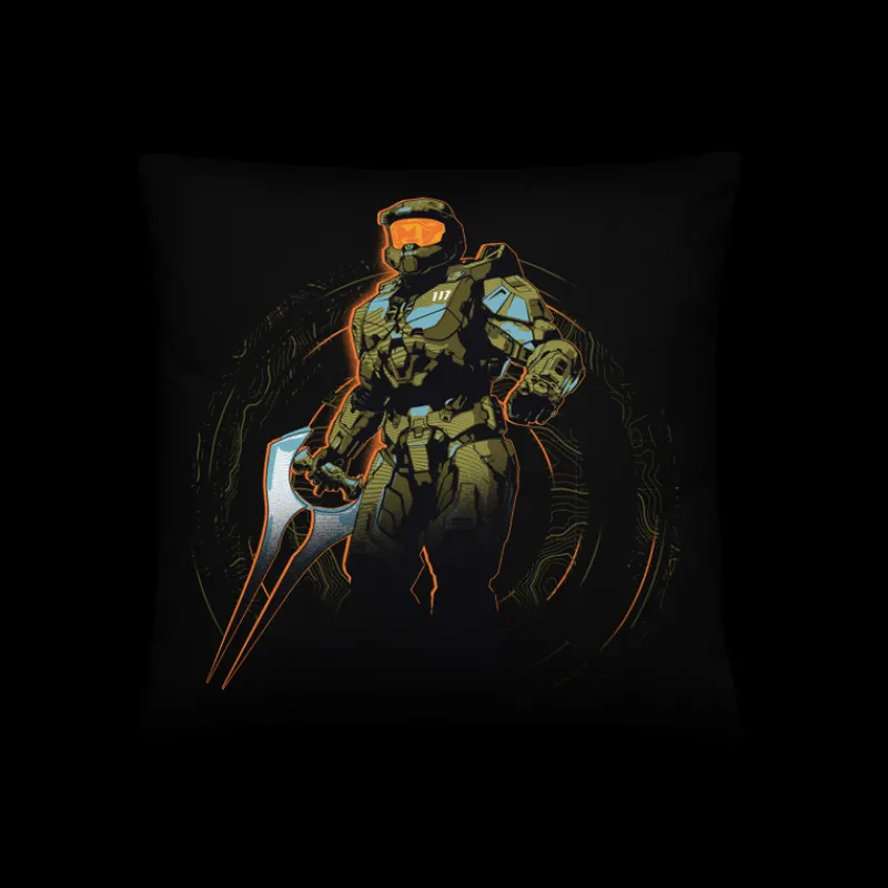 printful2 Halo Infinite Epic Master Chief Throw Pillow Hot