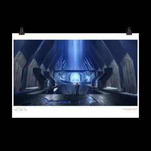 printful Halo Infinite 'Foundation' Concept Art Premium Print Online