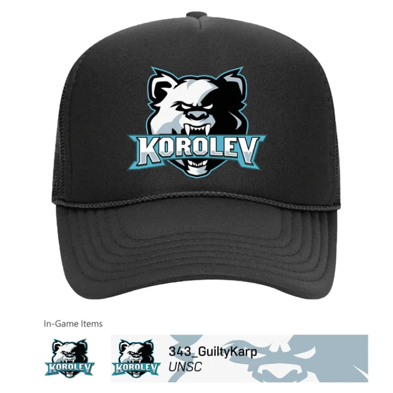 wild-bobby Halo Infinite Korolev Grizzlies Trucker Hat Clearance
