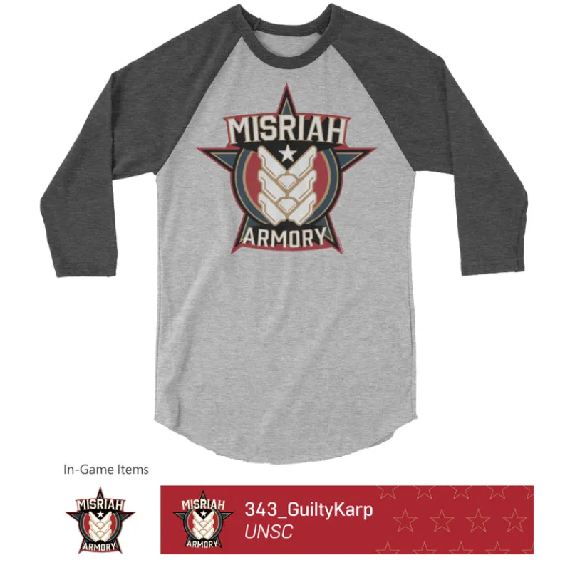 printful2 Halo Infinite Misriah Maulers Raglan Shirt New