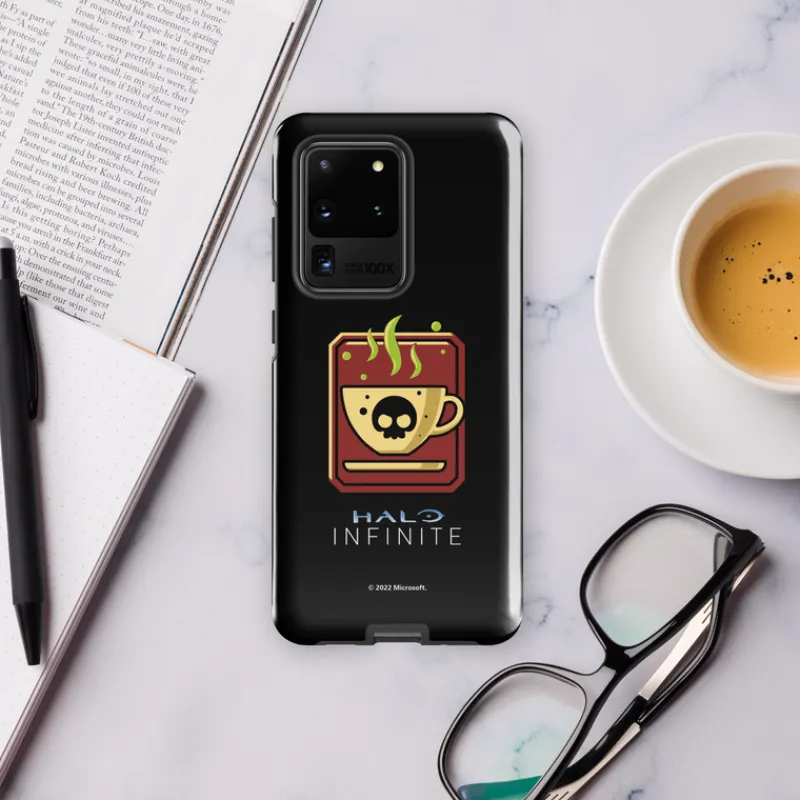 printful Halo Infinite Wake Up Juice Emblem Tough Phone Case - Samsung Shop
