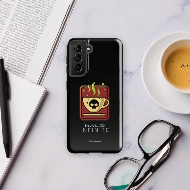 printful Halo Infinite Wake Up Juice Emblem Tough Phone Case - Samsung Shop