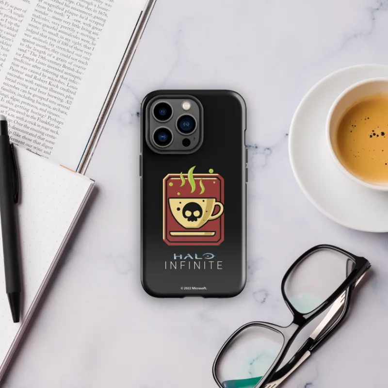 printful Halo Infinite Wake Up Juice Emblem Tough Phone Case - iPhone Clearance