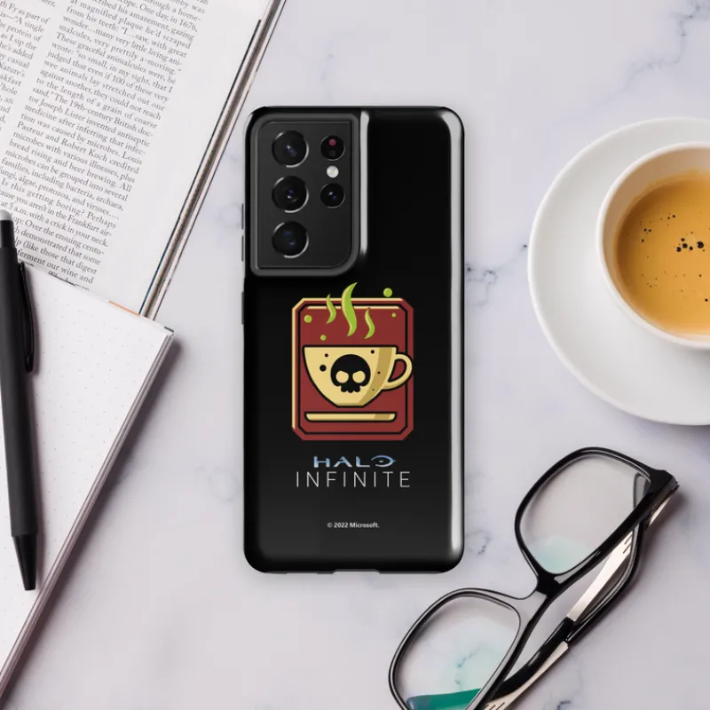 printful Halo Infinite Wake Up Juice Emblem Tough Phone Case - Samsung Shop