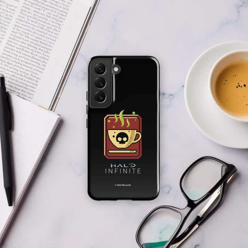 printful Halo Infinite Wake Up Juice Emblem Tough Phone Case - Samsung Shop