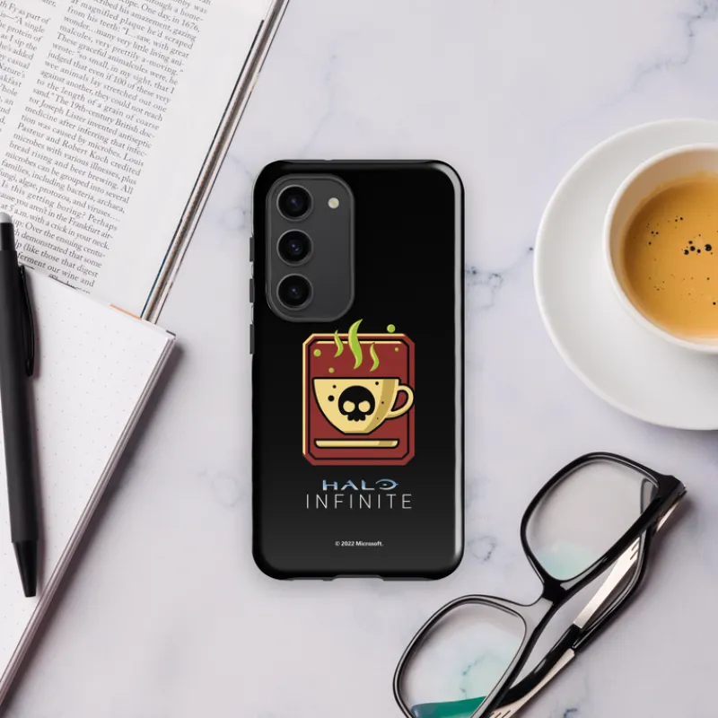 printful Halo Infinite Wake Up Juice Emblem Tough Phone Case - Samsung Shop