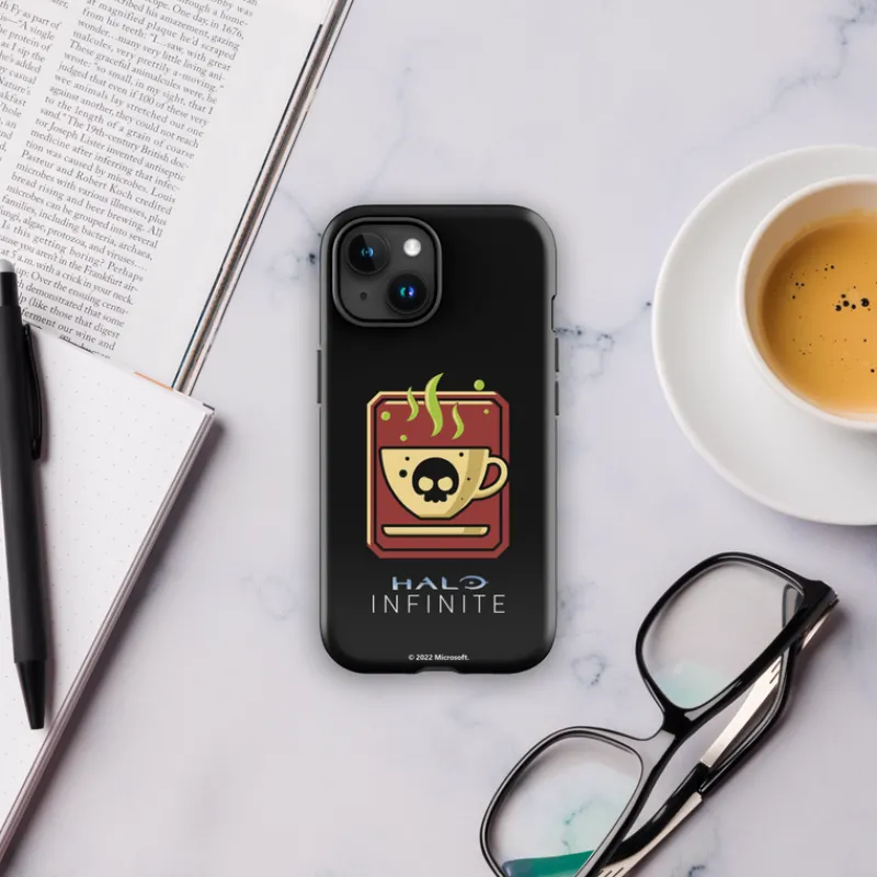 printful Halo Infinite Wake Up Juice Emblem Tough Phone Case - iPhone Clearance