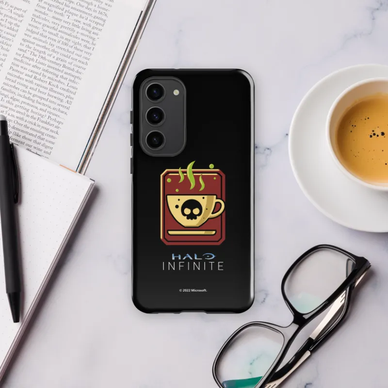 printful Halo Infinite Wake Up Juice Emblem Tough Phone Case - Samsung Shop