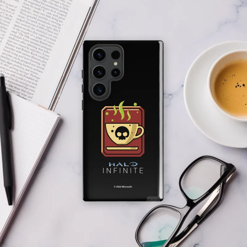 printful Halo Infinite Wake Up Juice Emblem Tough Phone Case - Samsung Shop