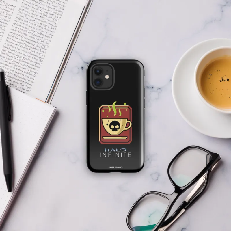 printful Halo Infinite Wake Up Juice Emblem Tough Phone Case - iPhone Clearance