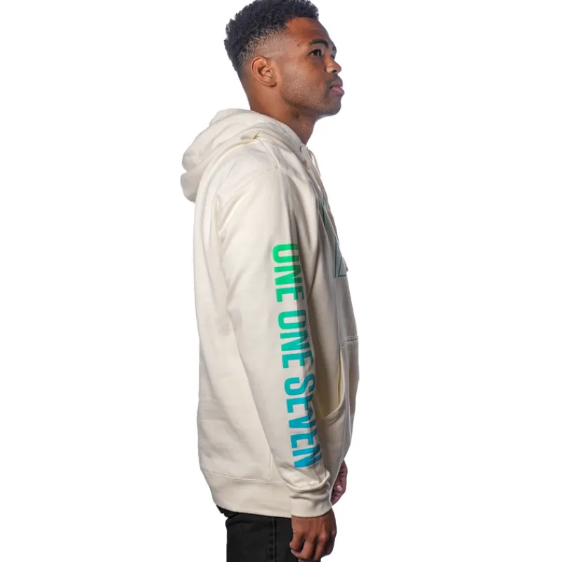 vp-metathreads Halo One One Seven Cream Pullover Hoodie Online