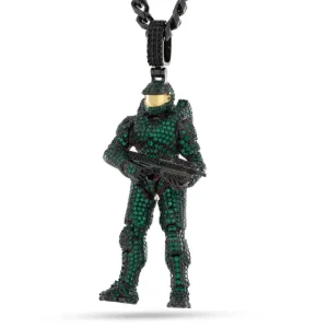 king-ice Halo x King Ice - Mark VI Master Chief Necklace Outlet