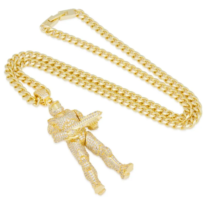 king-ice Halo x King Ice - Master Chief Necklace Best Sale