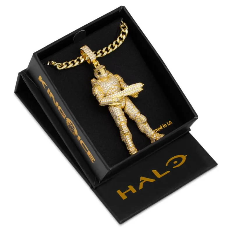 king-ice Halo x King Ice - Master Chief Necklace Best Sale