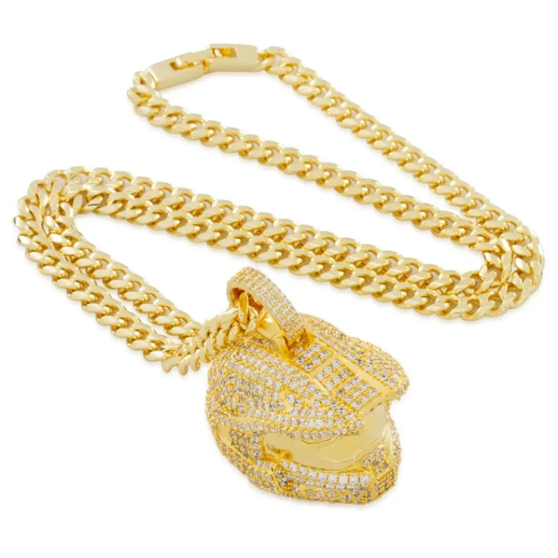 king-ice Halo x King Ice - Master Chief Helmet Necklace Cheap