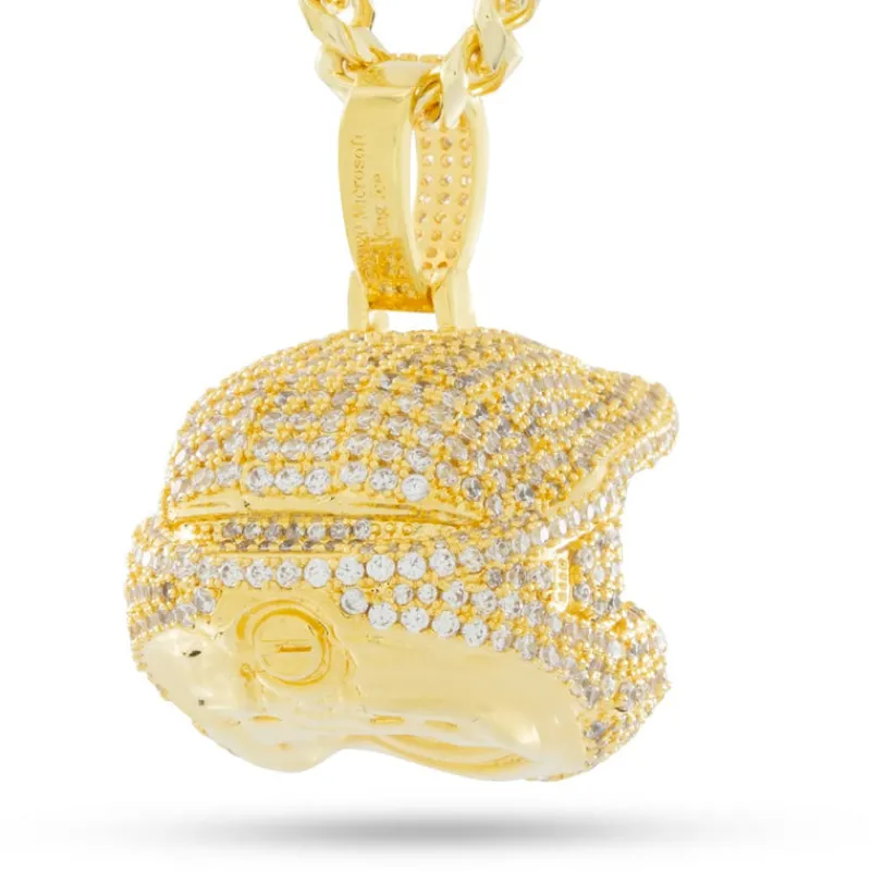 king-ice Halo x King Ice - Master Chief Helmet Necklace Cheap