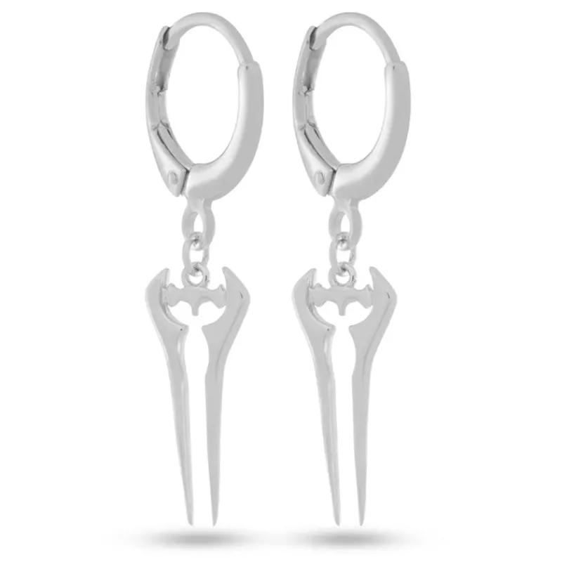 king-ice Halo x King Ice - Sterling Silver Energy Sword Hanging Earrings Cheap