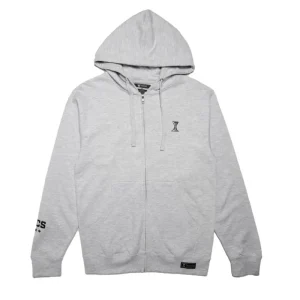 dotexe HCS Trophy Heather Gray Zip-up Hoodie Cheap