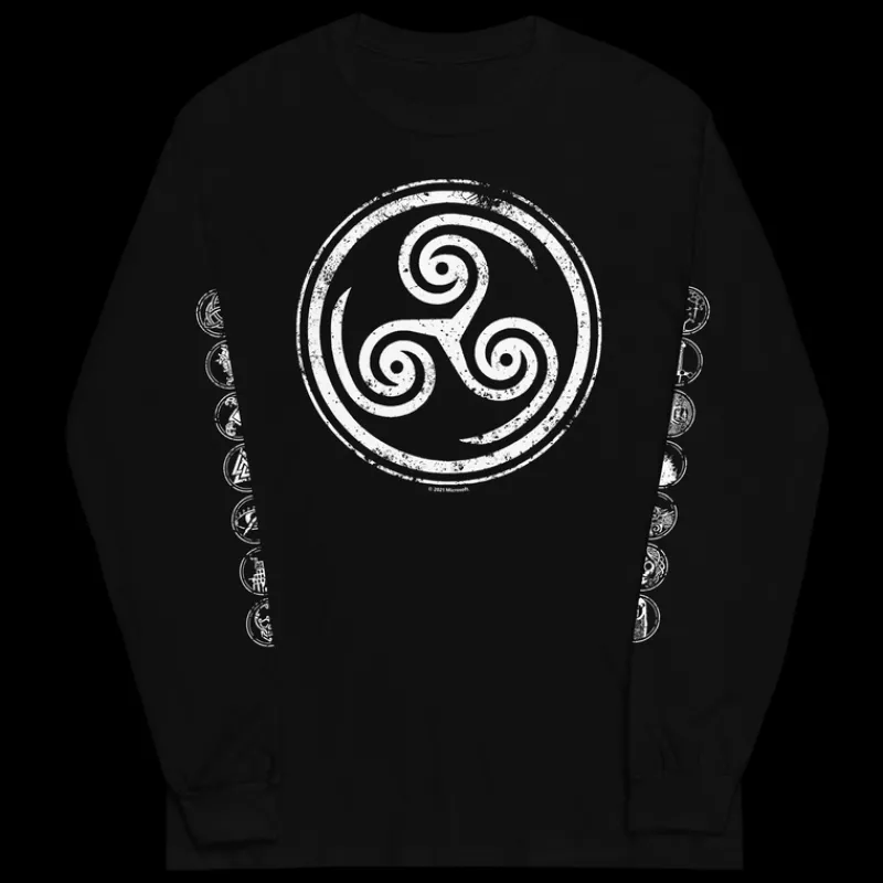 printful2 Hellblade: Senua’s Sacrifice Symbols Long Sleeve T-shirt Discount