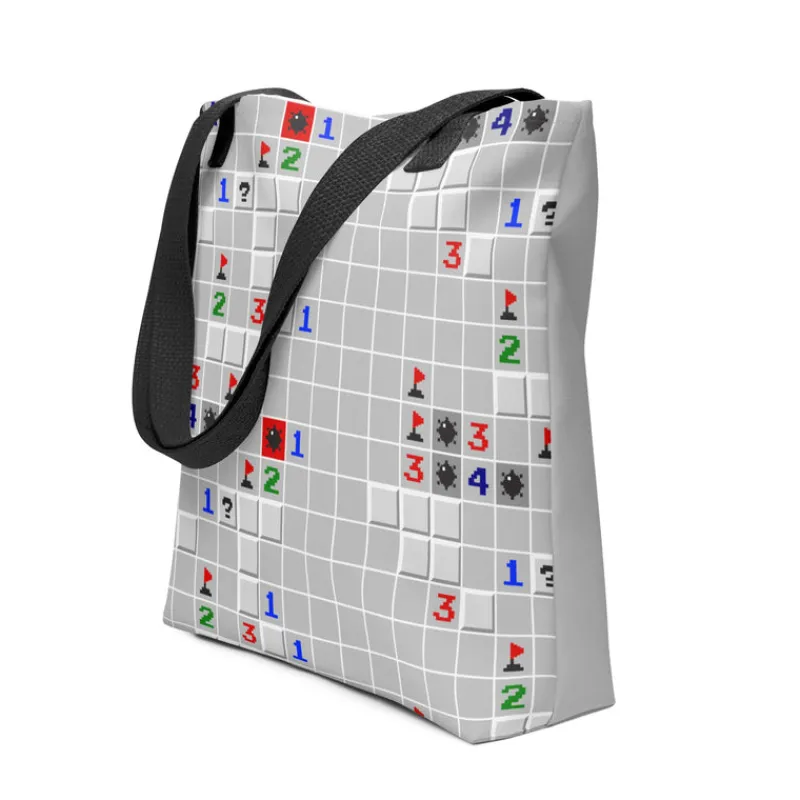 printful2 Microsoft Minesweeper Tote Bag New