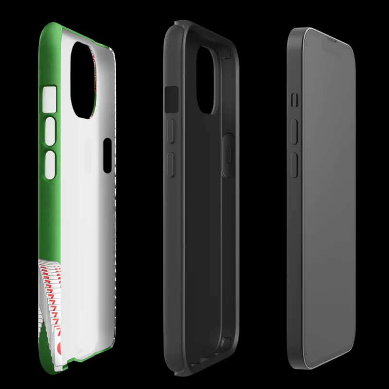 printful Microsoft Solitaire Bouncing Cards Tough Phone Case - iPhone Cheap