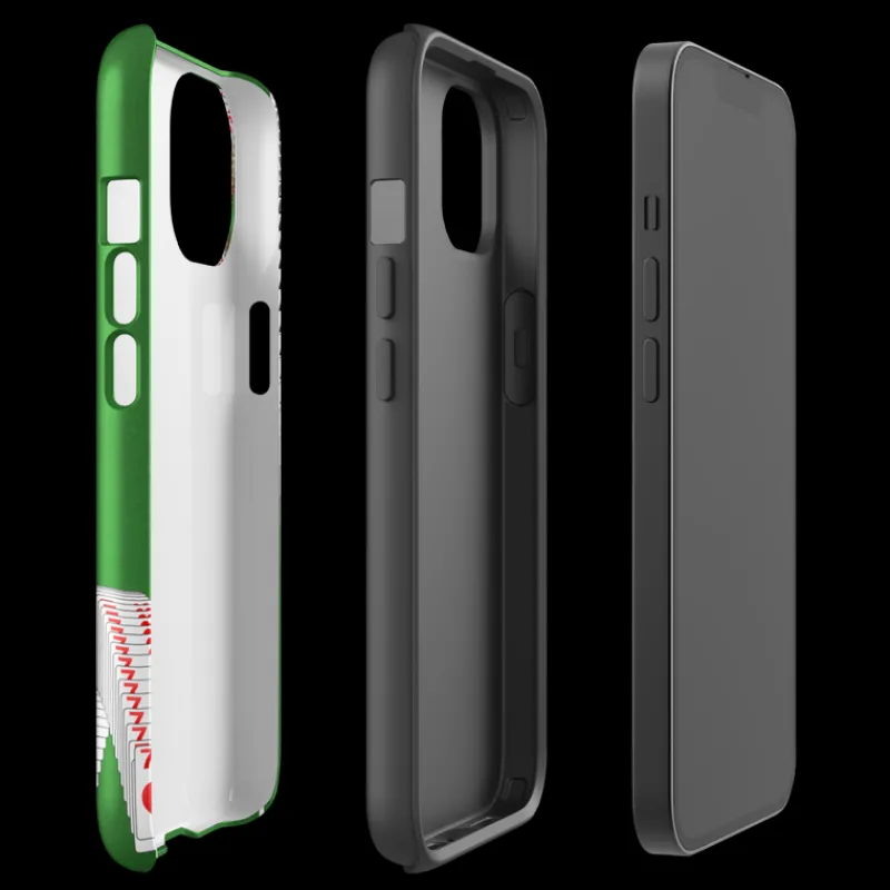 printful Microsoft Solitaire Bouncing Cards Tough Phone Case - iPhone Cheap