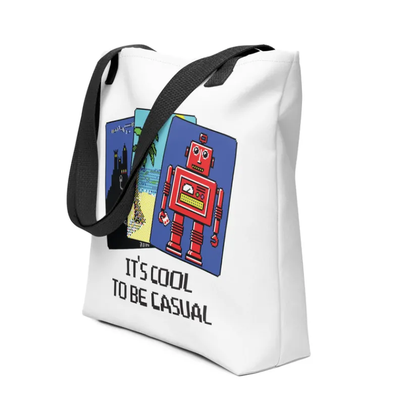 printful2 Microsoft Solitaire "It's Cool To Be Casual" Tote Bag Online