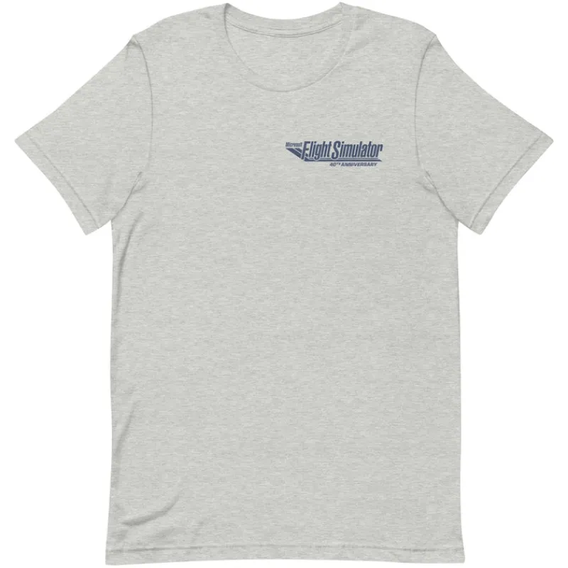 printful2 MS Flight Simulator 40th Anniversary Icons T-Shirt Cheap