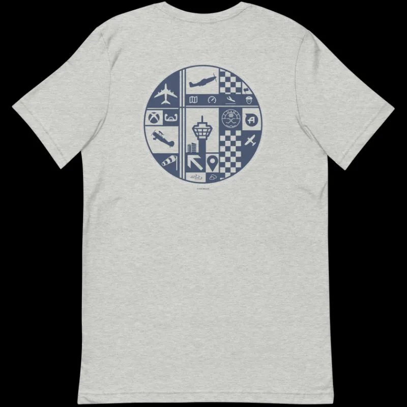 printful2 MS Flight Simulator 40th Anniversary Icons T-Shirt Cheap