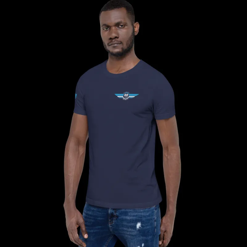 printful2 MS Flight Simulator 40th Anniversary Wings T-Shirt Flash Sale