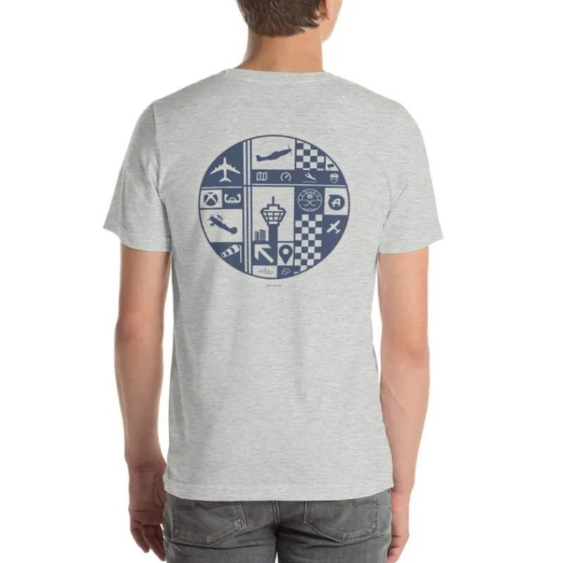 printful2 MS Flight Simulator 40th Anniversary Icons T-Shirt Cheap