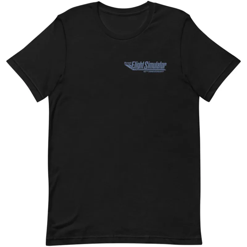 printful2 MS Flight Simulator 40th Anniversary Icons T-Shirt Cheap
