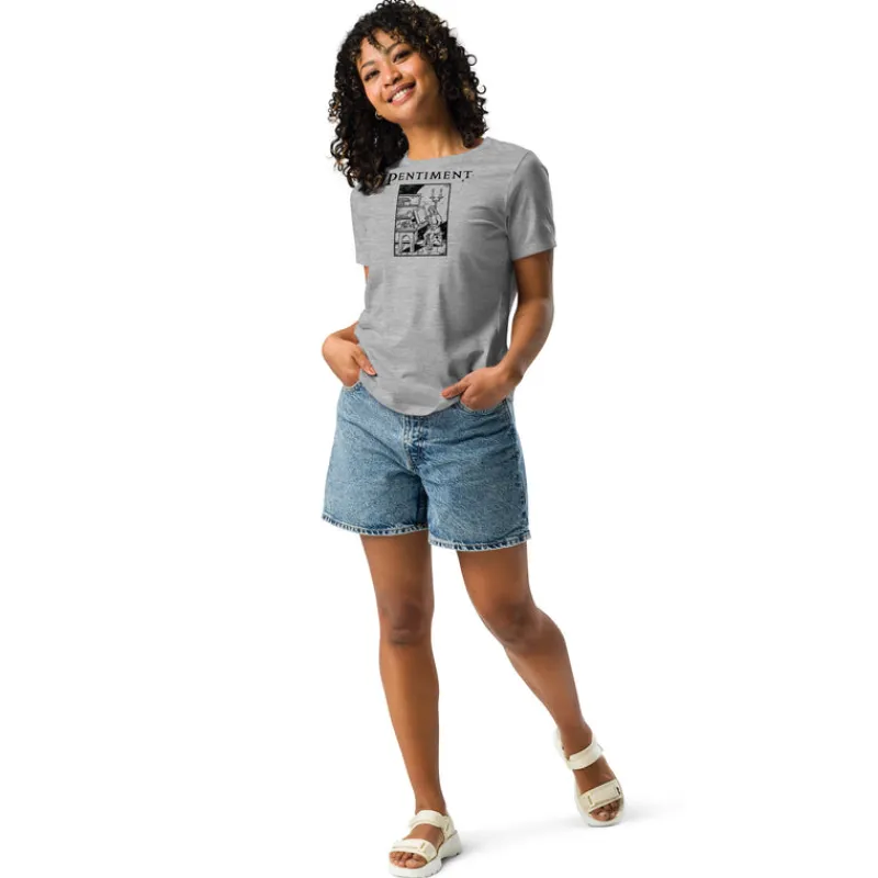 printful2 Pentiment Woodblock Women's Tee Hot