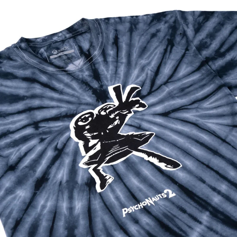 dotexe Psychonauts 2 Black Tie Dye Raz Tee Best Sale
