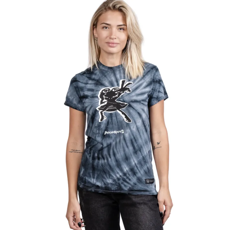 dotexe Psychonauts 2 Black Tie Dye Raz Tee Best Sale